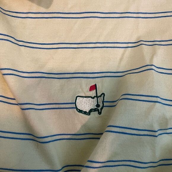 Masters Collection Yellow Stripe Polo - Picture 2 of 3